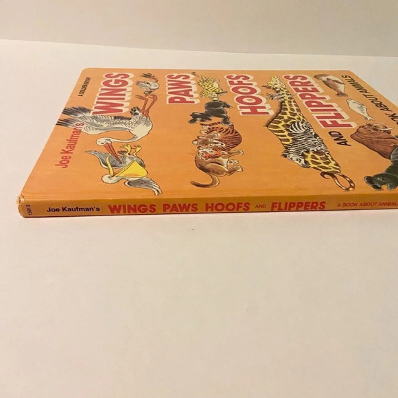 Vintage 1981 Classic Golden Book Joe Kaufmans Wings Paws Hoofs and Flippers - Picture 5 of 16